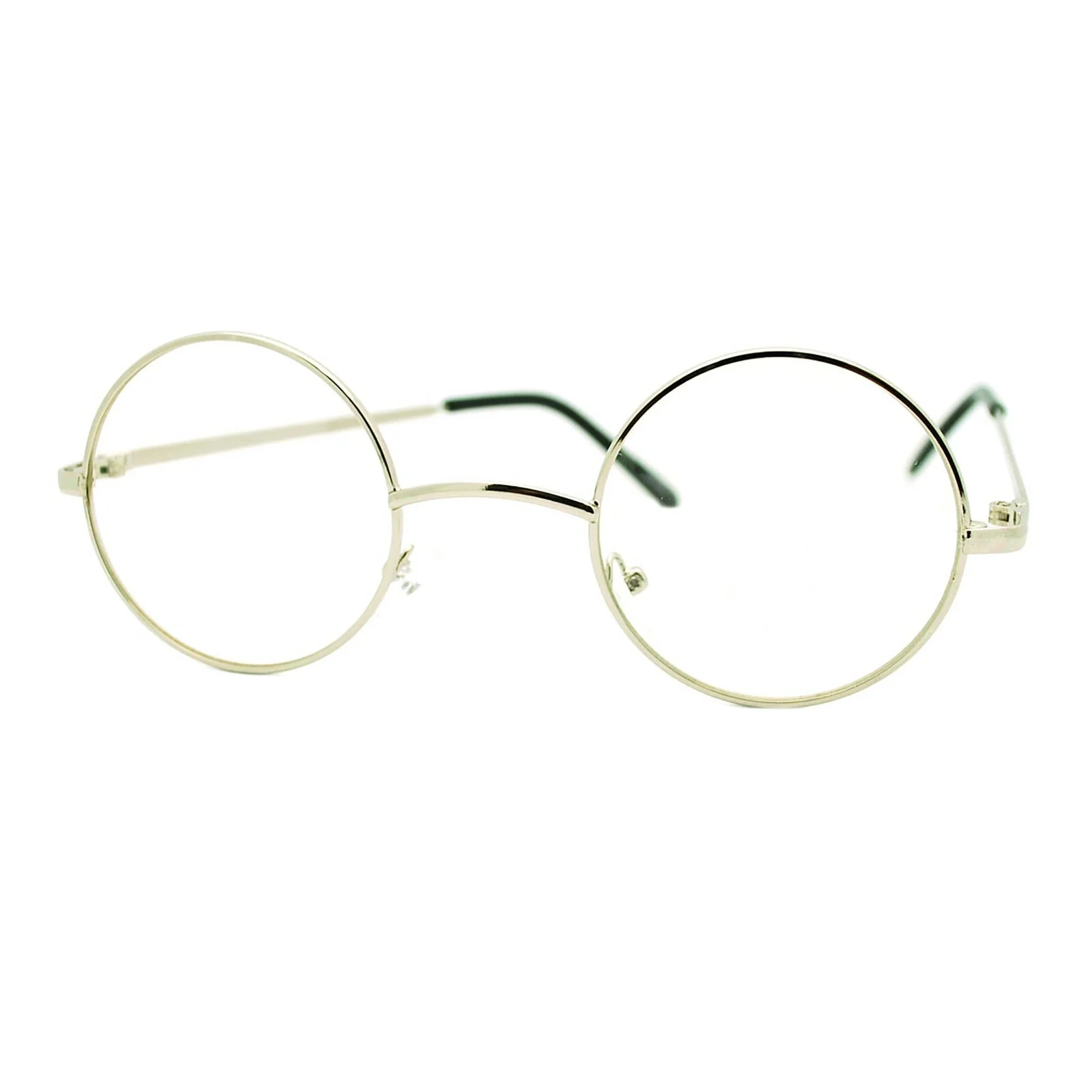 Round Circle Clear Lens Eyeglasses Small Size Thin Metal Frame Unisex Glasses 3